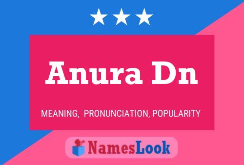 Anura Dn Name Poster