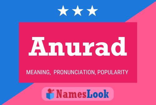 Anurad Name Poster