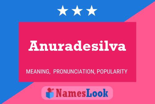 Anuradesilva Name Poster