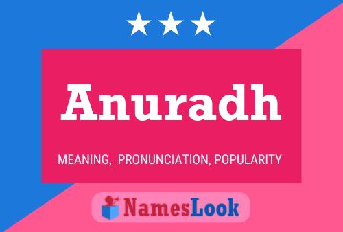 Anuradh Name Poster