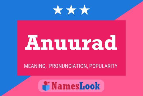 Anuurad Name Poster