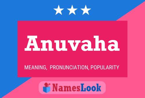 Anuvaha Name Poster