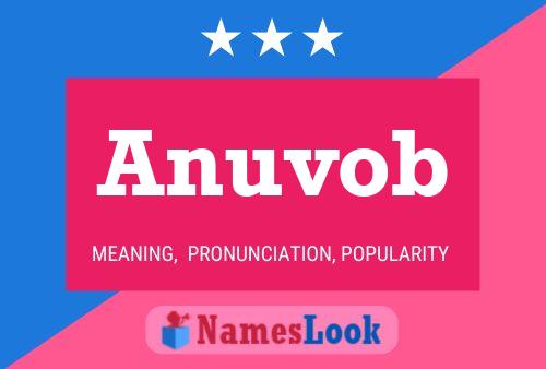 Anuvob Name Poster