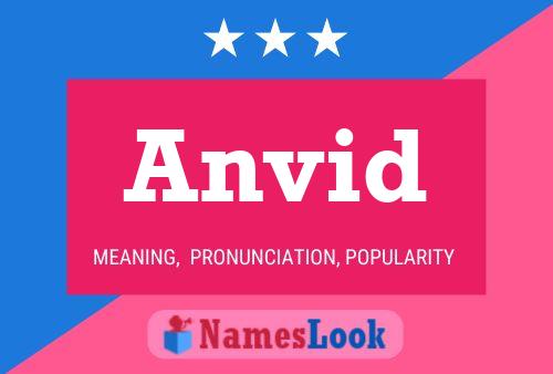 Anvid Name Poster