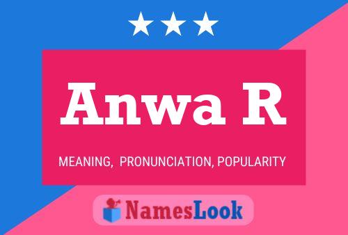 Anwa R Name Poster