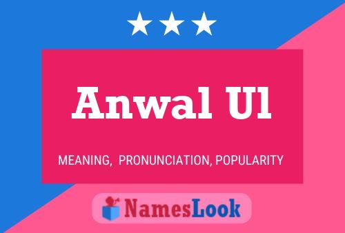 Anwal Ul Name Poster