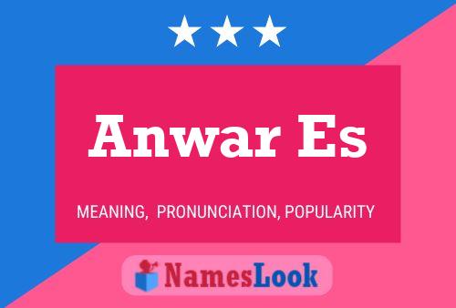 Anwar Es Name Poster