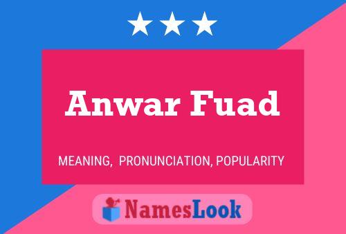 Anwar Fuad Name Poster