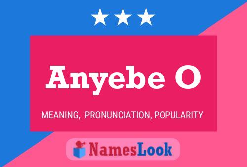 Anyebe O Name Poster