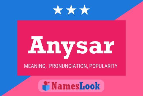 Anysar Name Poster