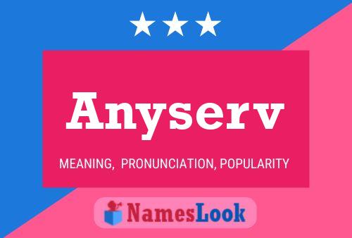 Anyserv Name Poster