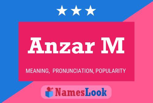 Anzar M Name Poster