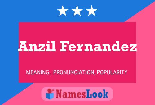 Anzil Fernandez Name Poster