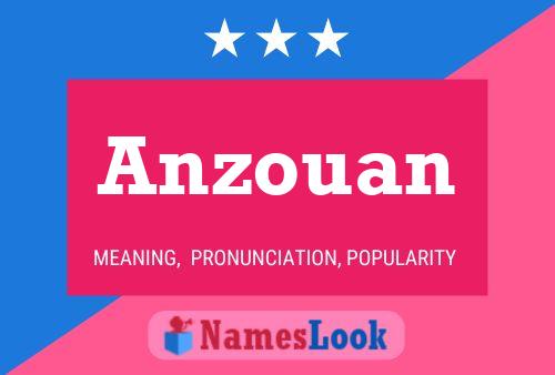 Anzouan Name Poster