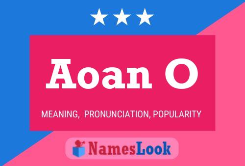 Aoan O Name Poster