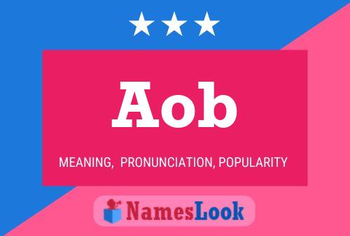 Aob Name Poster