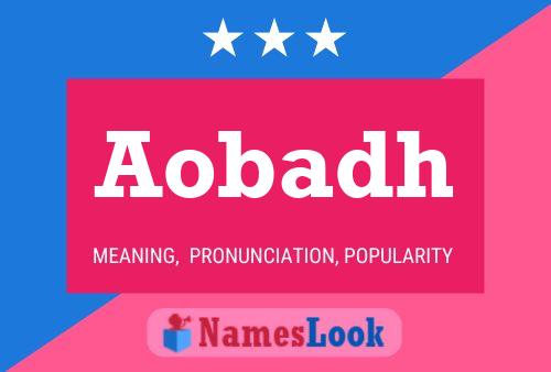 Aobadh Name Poster