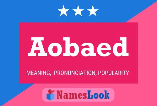 Aobaed Name Poster