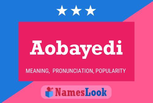 Aobayedi Name Poster