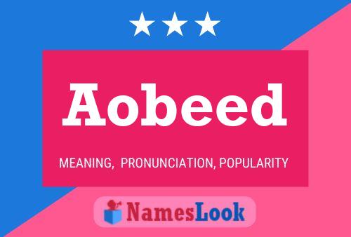 Aobeed Name Poster