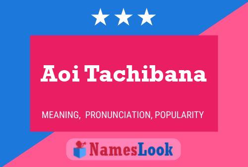 Aoi Tachibana Name Poster