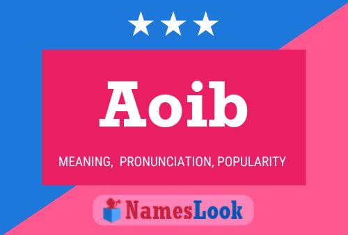 Aoib Name Poster