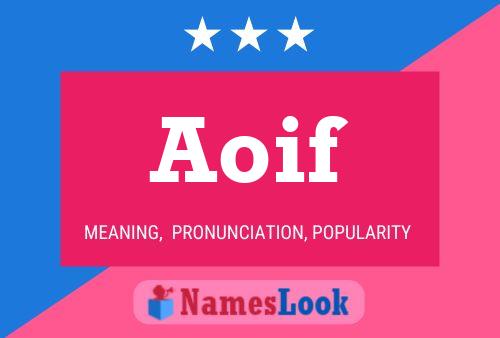 Aoif Name Poster