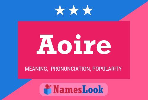 Aoire Name Poster