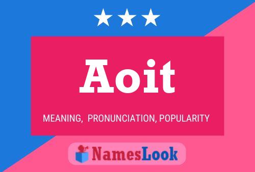 Aoit Name Poster