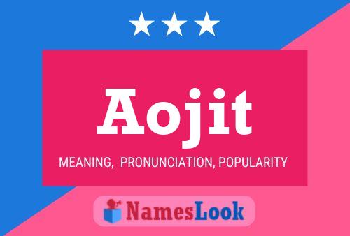 Aojit Name Poster