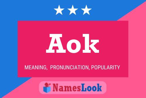 Aok Name Poster