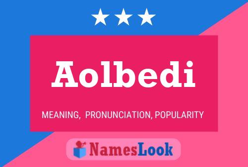 Aolbedi Name Poster