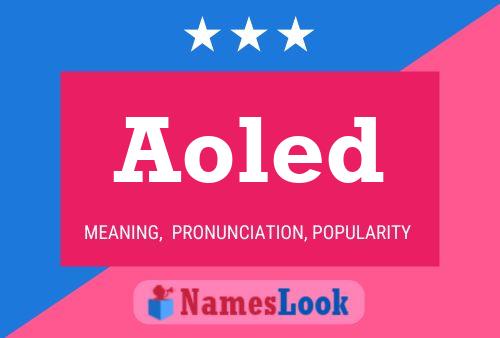 Aoled Name Poster