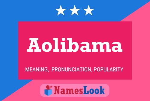 Aolibama Name Poster