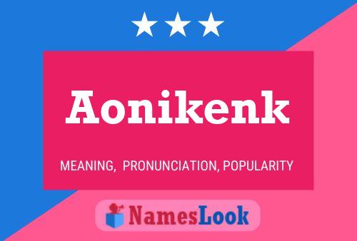 Aonikenk Name Poster