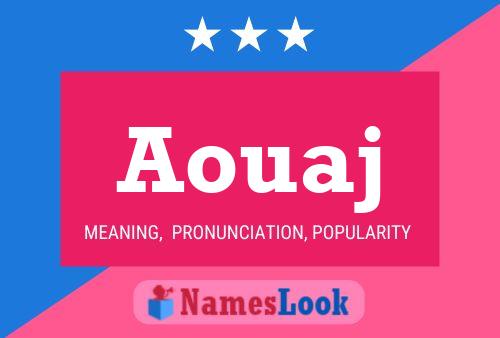 Aouaj Name Poster