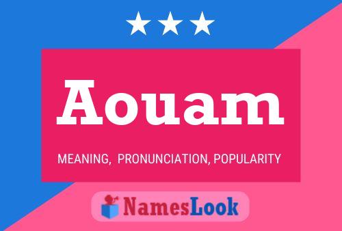 Aouam Name Poster