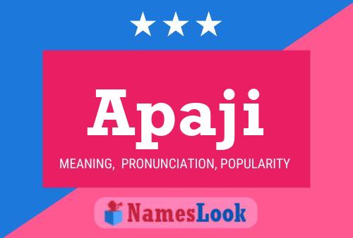 Apaji Name Poster