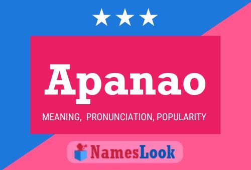 Apanao Name Poster