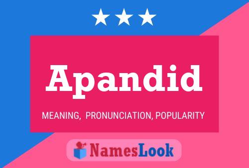 Apandid Name Poster