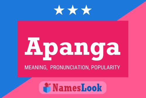 Apanga Name Poster