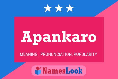 Apankaro Name Poster