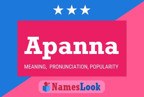 Apanna Name Poster