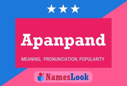 Apanpand Name Poster