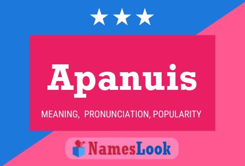 Apanuis Name Poster