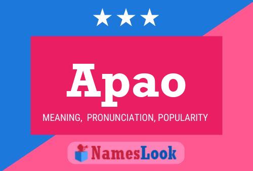 Apao Name Poster