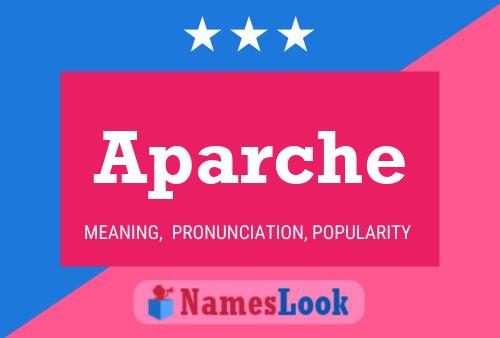 Aparche Name Poster