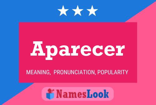 Aparecer Name Poster