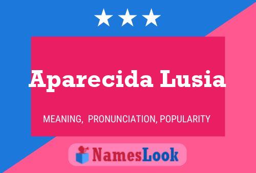 Aparecida Lusia Name Poster