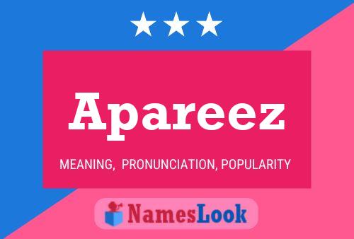 Apareez Name Poster